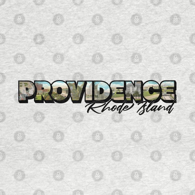 Providence Rhode Island Big Letter by ButterflyInTheAttic